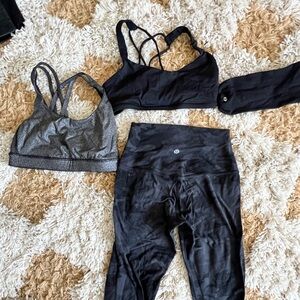 Lululemon running outfit
